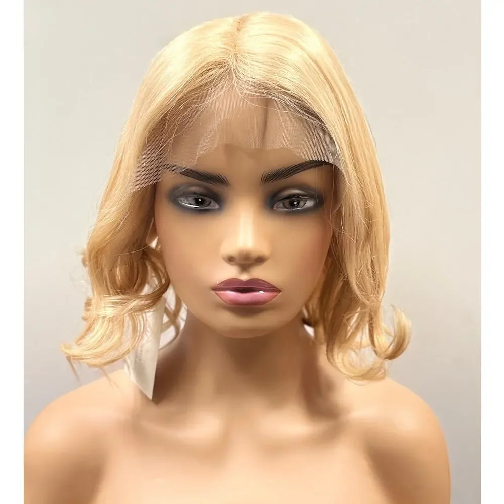 Wigsbuy Blonde Loose Wave Synthetic Hair Wig Mid-Length 12